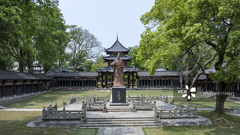 湖南 岳阳 汨罗 屈子祠图片素材