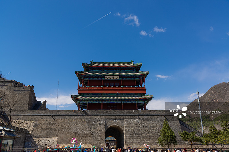 居庸关北城楼图片素材