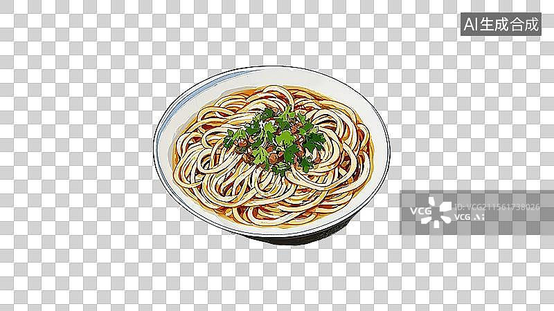 【AI数字艺术】担担面图片素材