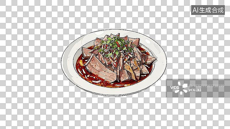 【AI数字艺术】夫妻肺片图片素材