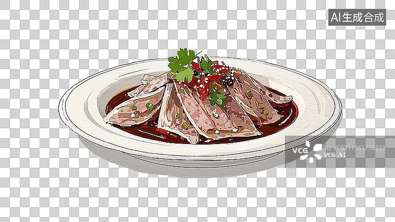 【AI数字艺术】夫妻肺片图片素材