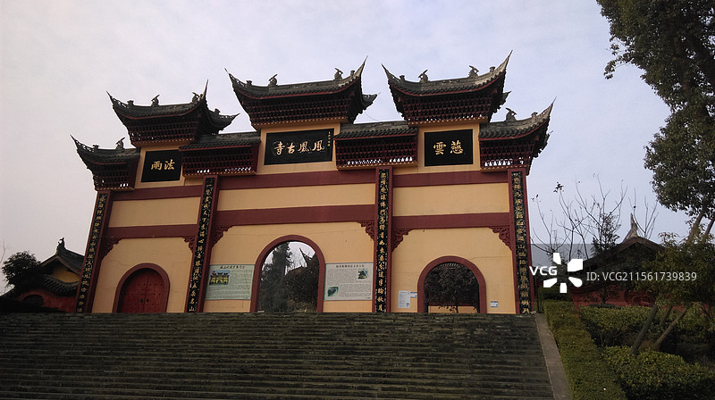 威远县凤凰古寺图片素材