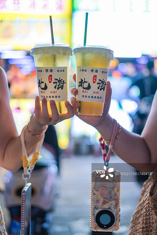 北海侨港风情街的风情图片素材