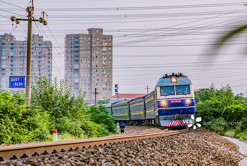 宁芜铁路马鞍山城区段图片素材