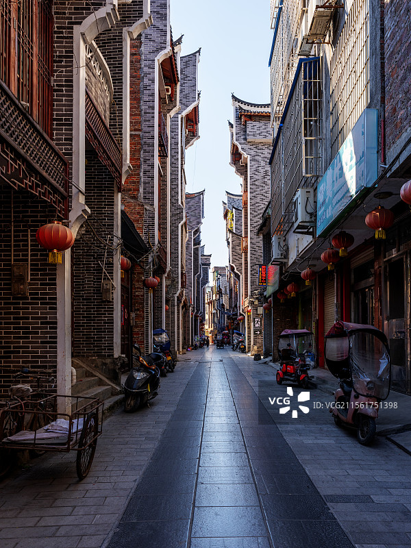 广西忻城莫土司老街图片素材