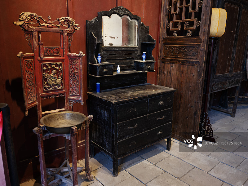 广西忻城莫土司衙署里的生活展示图片素材