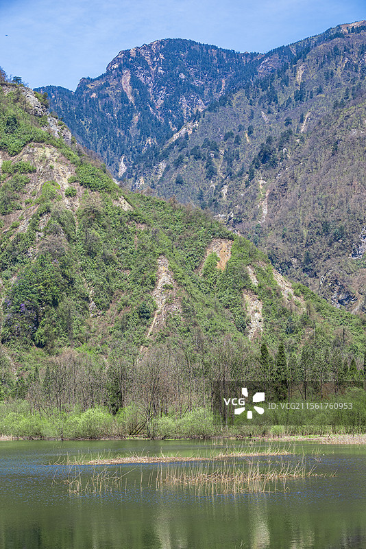 都江堰龙池国家森林公园龙池风光图片素材