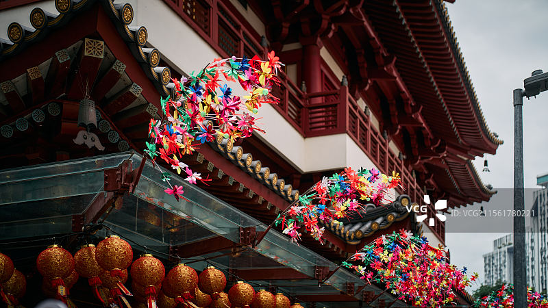 楼阁彩妆 - 新加坡牛车水图片素材