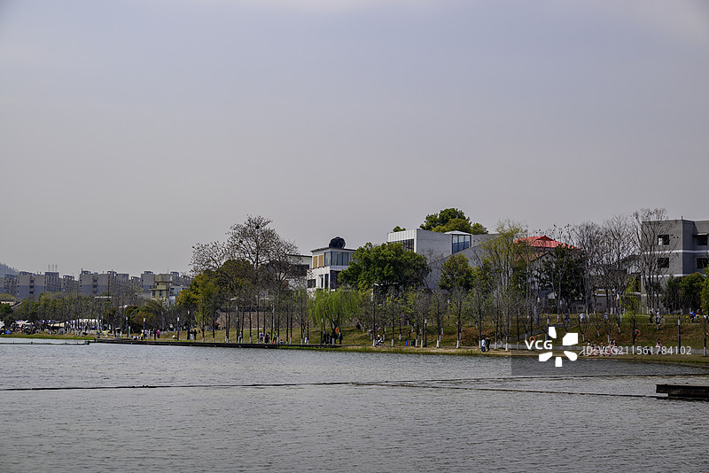 长沙后湖国际艺术区春色图片素材