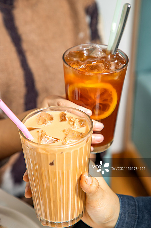 港式奶茶丝袜奶茶冻柠茶柠檬茶杨枝甘露双皮奶红豆双皮奶香港特产香港美食粤菜广东菜图片素材