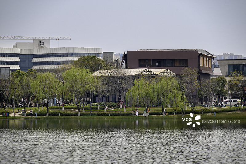 长沙后湖国际艺术区春色图片素材