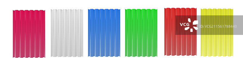 用于围栏、墙壁、屋顶和房屋的镀锌铁图片素材