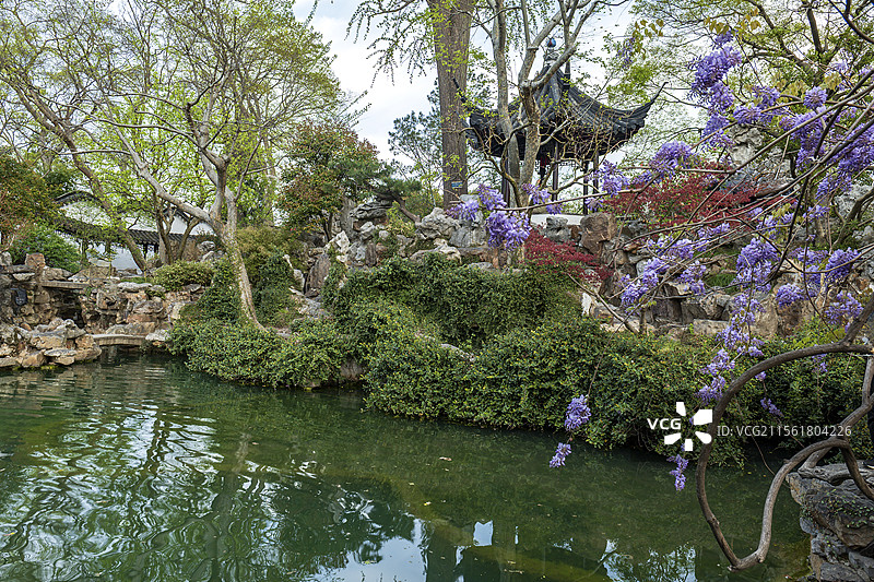 苏州留园可亭图片素材