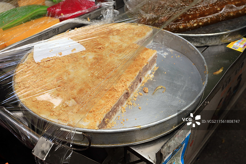 广西特色糕点——芋头糕和马蹄糕图片素材