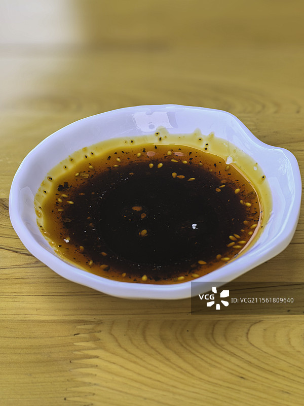 四川特色小吃钟水饺和三合泥图片素材