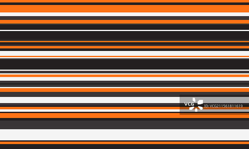 鲜艳的橙色、黑色和其他颜色的横条纹图片素材