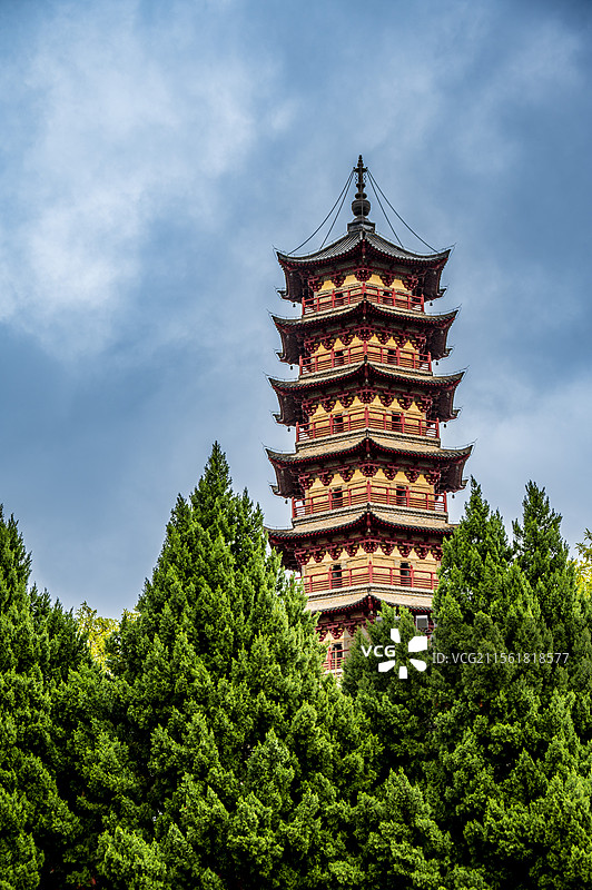 江西赣州市文庙景观——慈云塔图片素材