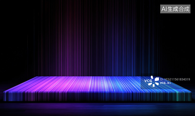 【AI数字艺术】发光背景图片素材