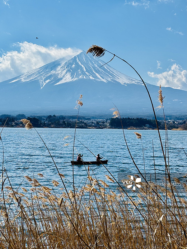 富士山下图片素材