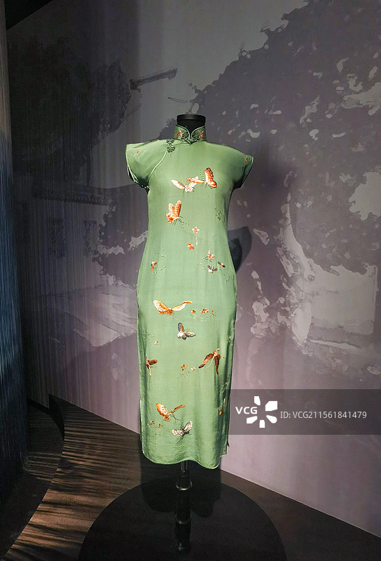 上海旗袍展图片素材