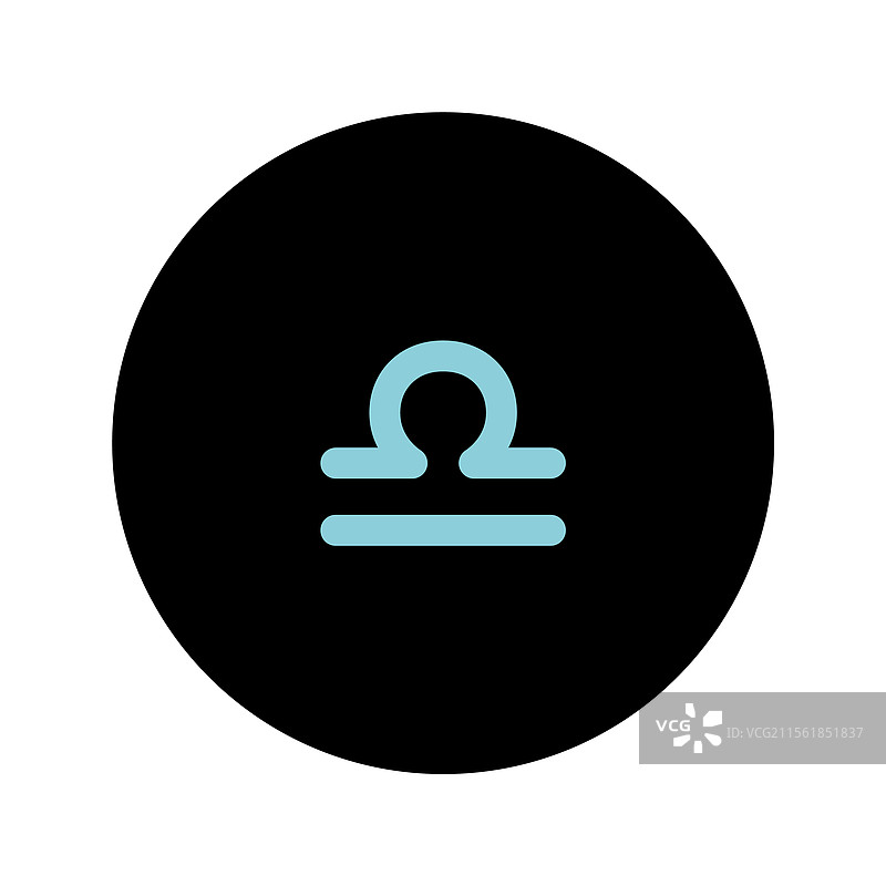 天秤座星座图标符号图片素材