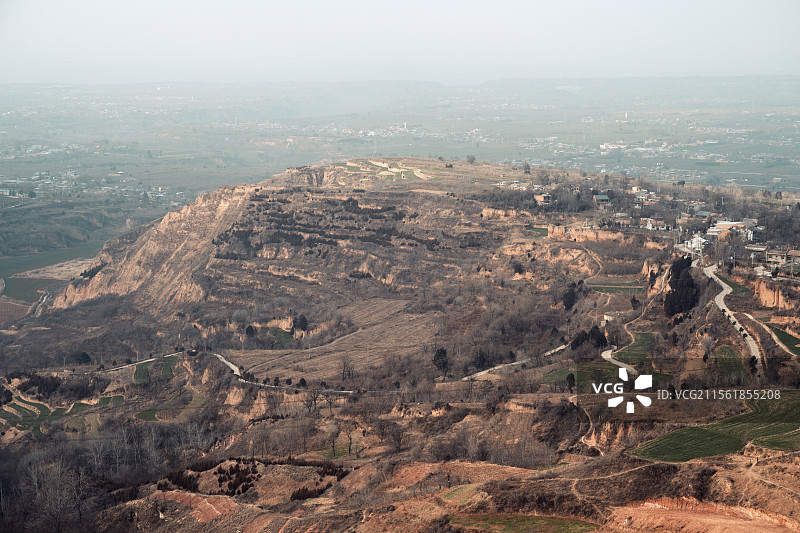 黄土高原地貌图片素材