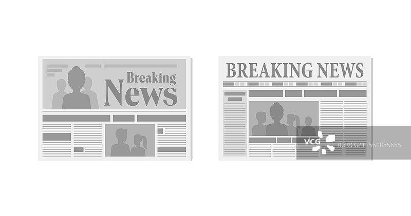 报纸、新闻、媒体图标图片素材