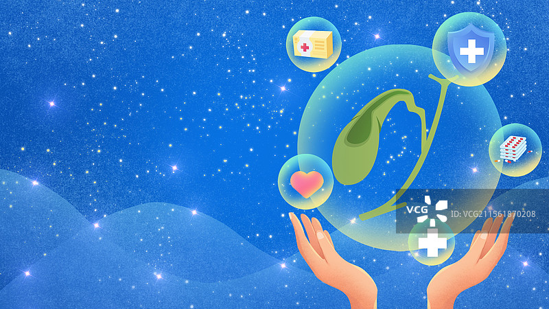 胆囊健康日医疗保健预防胆囊炎胆囊结石胆囊息肉胆囊肿瘤图片素材