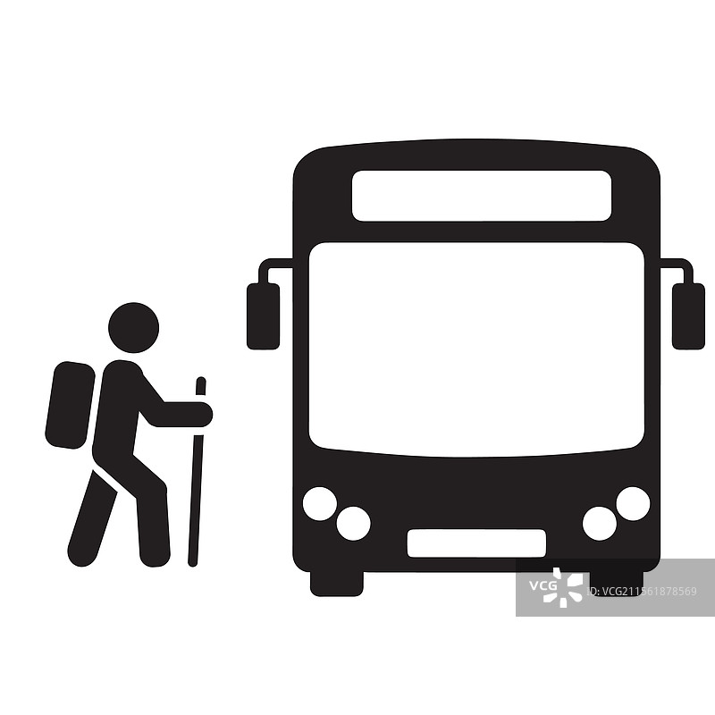 校车图标 公共交通图片素材