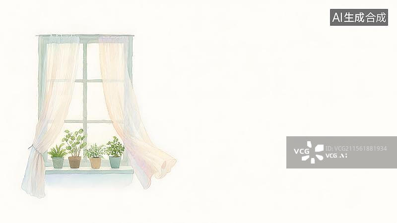 【AI数字艺术】2D卡通居左图片素材