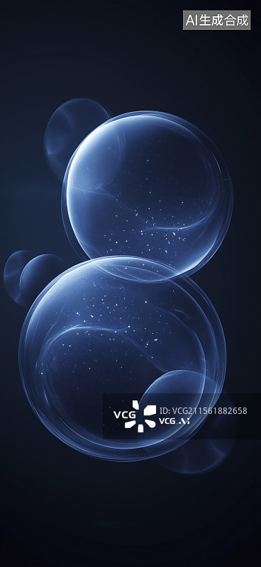 【AI数字艺术】黑色背景下抽象图案的特写镜头图片素材