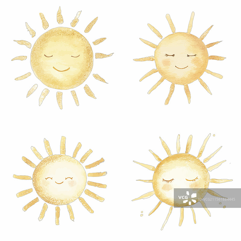 儿童水彩概念图片素材