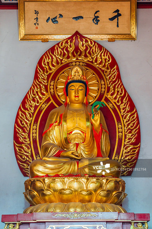 江苏省徐州市宝莲寺佛教中国元素佛像雕塑图片素材