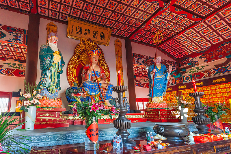 江苏省徐州市宝莲寺佛教中国元素佛像雕塑图片素材