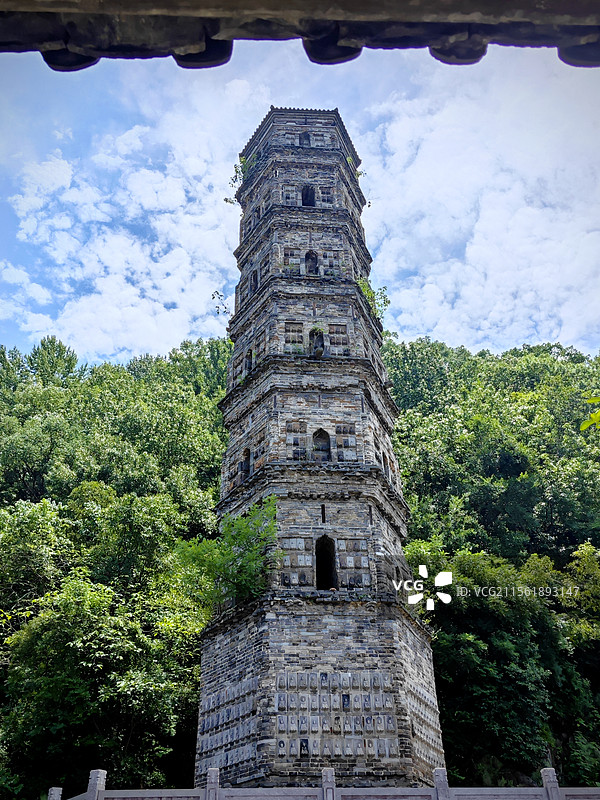 浙江台州临海龙兴寺元代千佛塔图片素材
