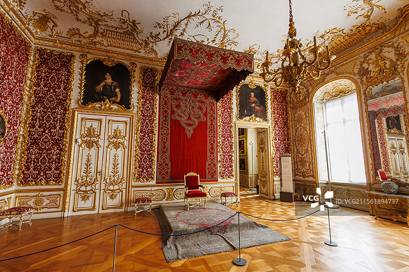 德国波茨坦无忧宫皇宫内景图片素材