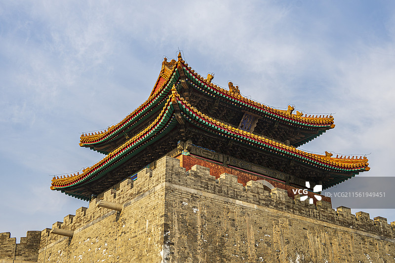 河北易县清西陵-崇陵方城明楼图片素材