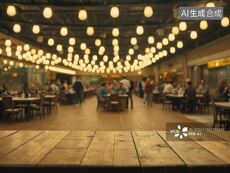 【AI数字艺术】热闹餐厅图片素材