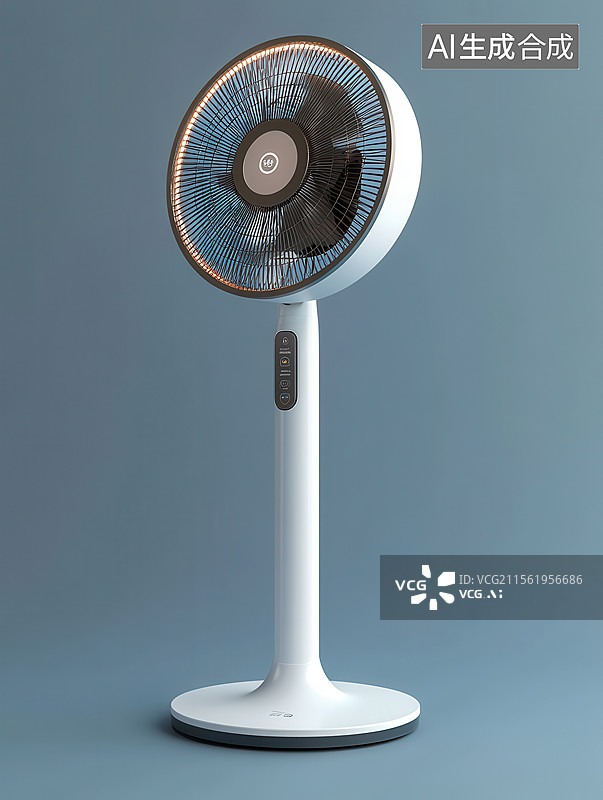 【AI数字艺术】现代立式电风扇图片素材