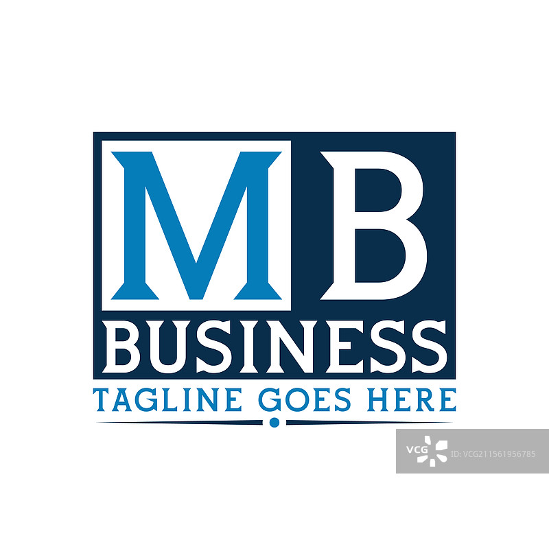 mb字母logo商业标志设计图片素材