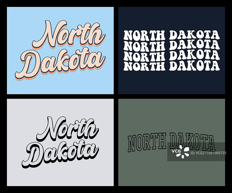 北达科他州立大学T恤设计图片素材