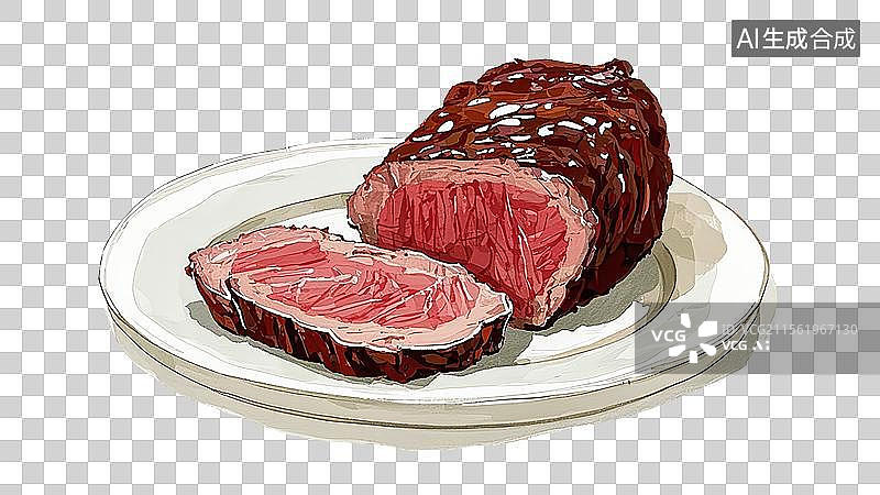 【AI数字艺术】酱牛肉图片素材