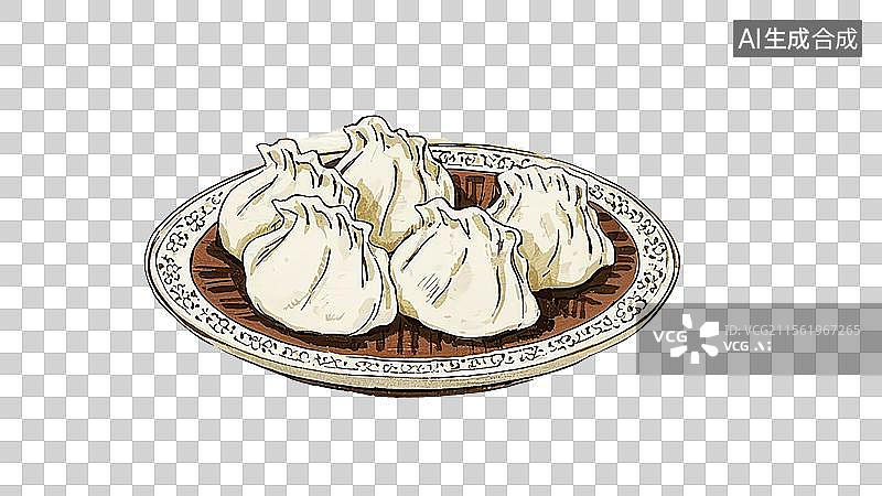 【AI数字艺术】饺子图片素材