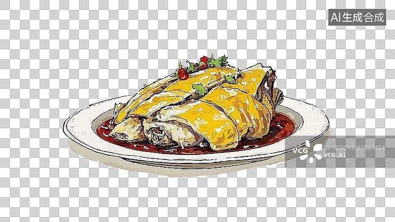 【AI数字艺术】口水鸡图片素材