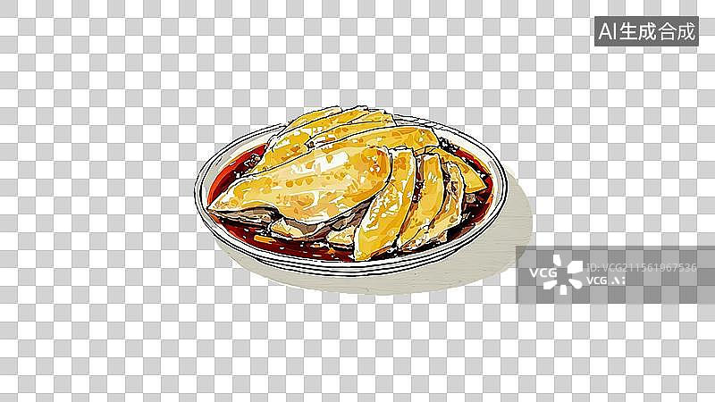 【AI数字艺术】口水鸡图片素材