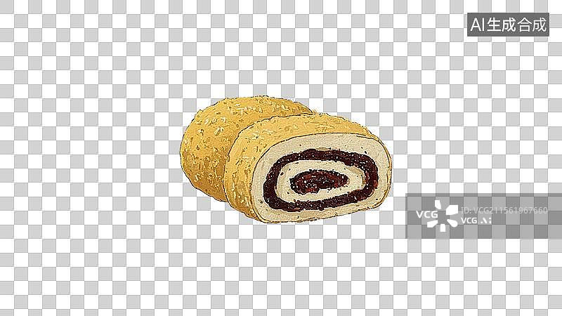 【AI数字艺术】驴打滚图片素材