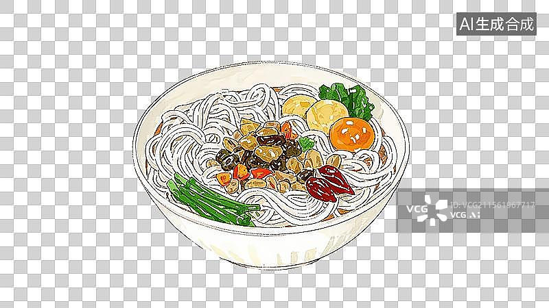 【AI数字艺术】螺蛳粉图片素材