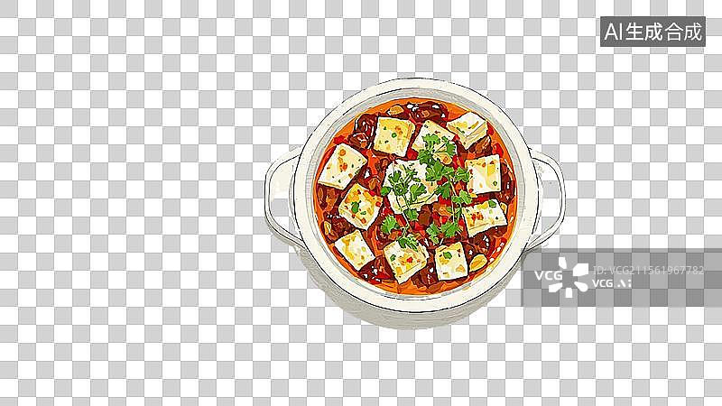 【AI数字艺术】麻婆豆腐图片素材