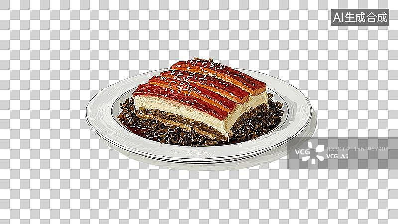 【AI数字艺术】梅菜扣肉图片素材