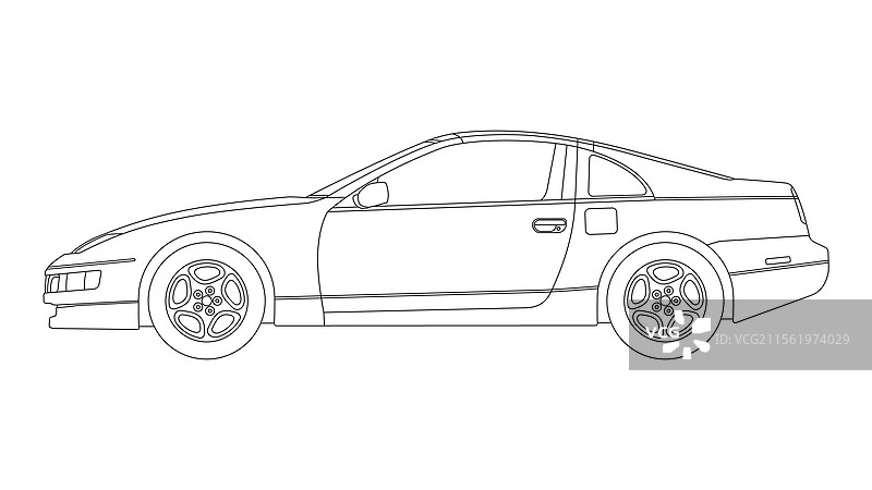 日产300ZX Z32图片素材